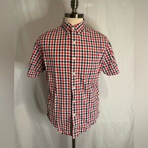 Croft & Barrow Red and Blue Plaid Shirt